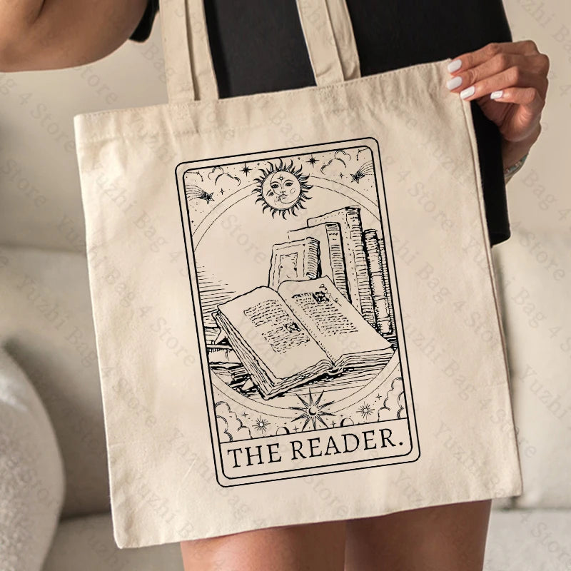 The Reader Tarot Inspired Bookish Tote Bag