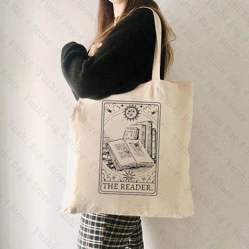 The Reader Tarot Inspired Bookish Tote Bag