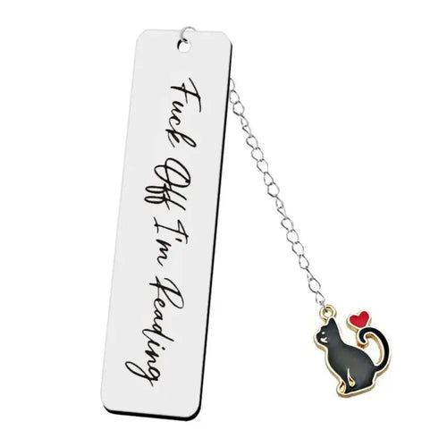 Spicy Romance and Black Cat Bookmark